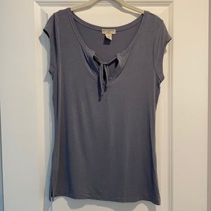 Banana Republic stretch cap sleeve T-shirt